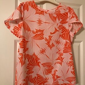 Sheer floral print blouse - JCrew Factory